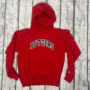 Rutgers University Scarlett Knights NCAA College Champion Hoodie Sweatshirt